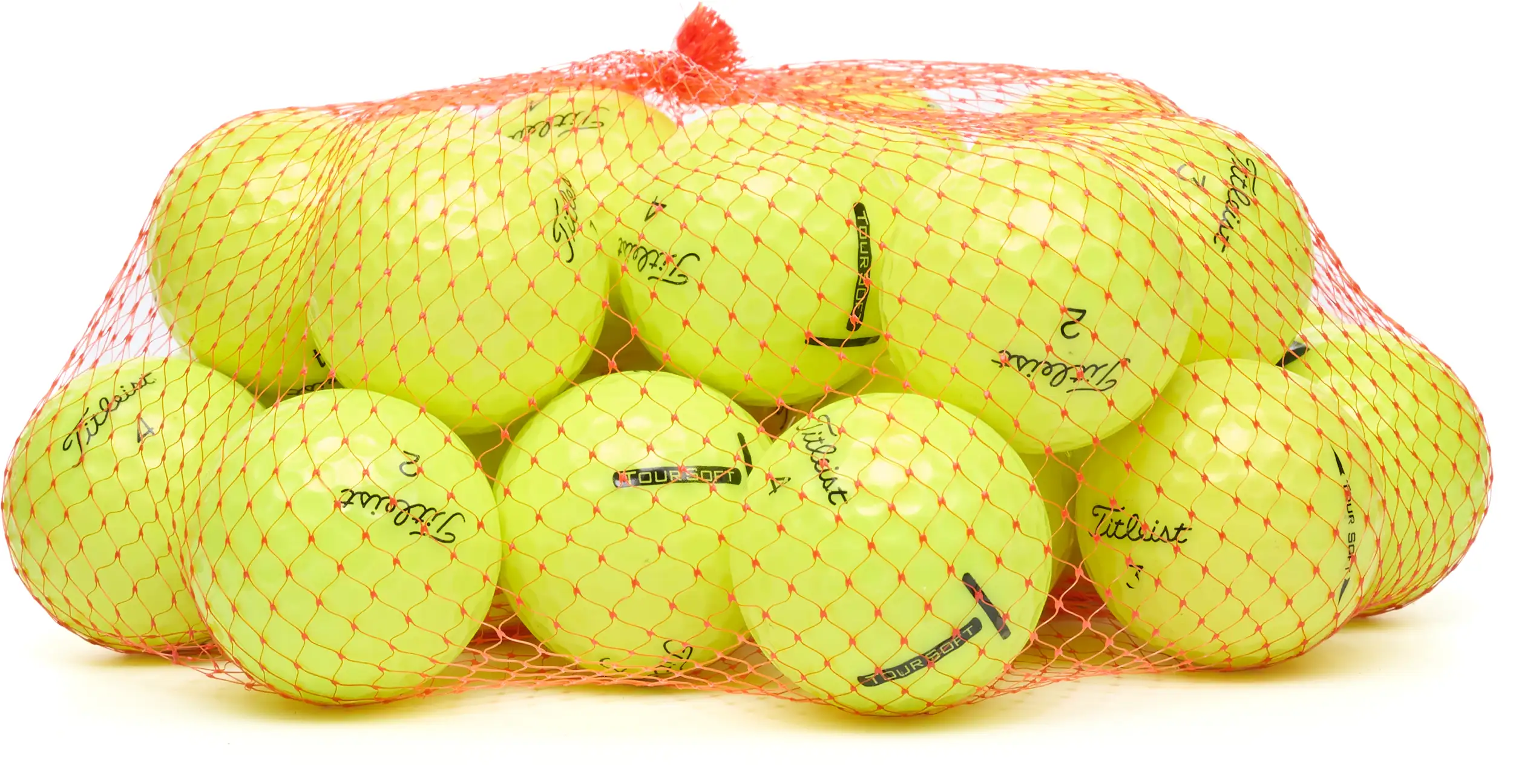 25 Titleist Tour Soft Lakeballs, yellow