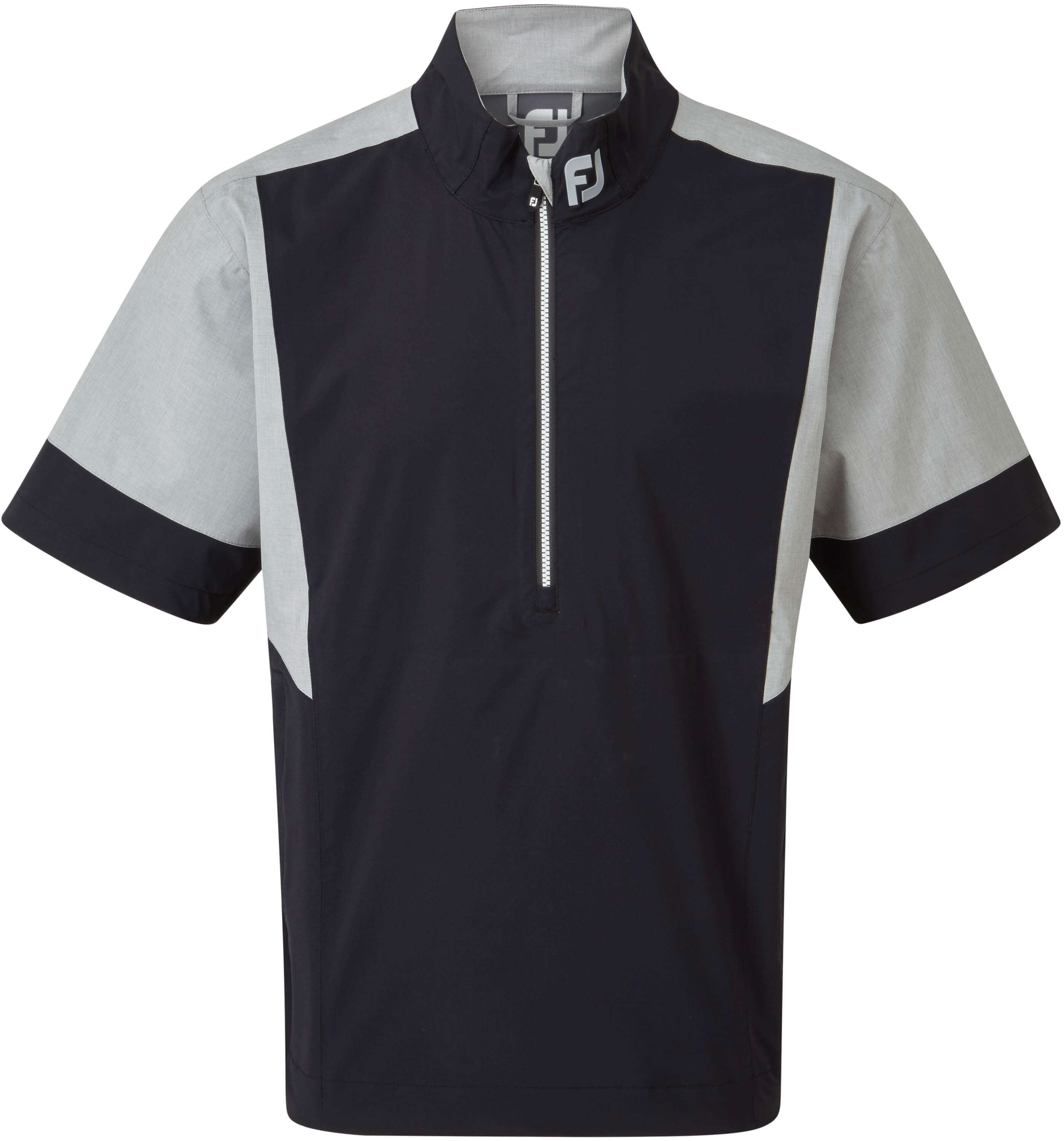 FootJoy HLV2 Short Sleeve Rain Shirt, black/heather