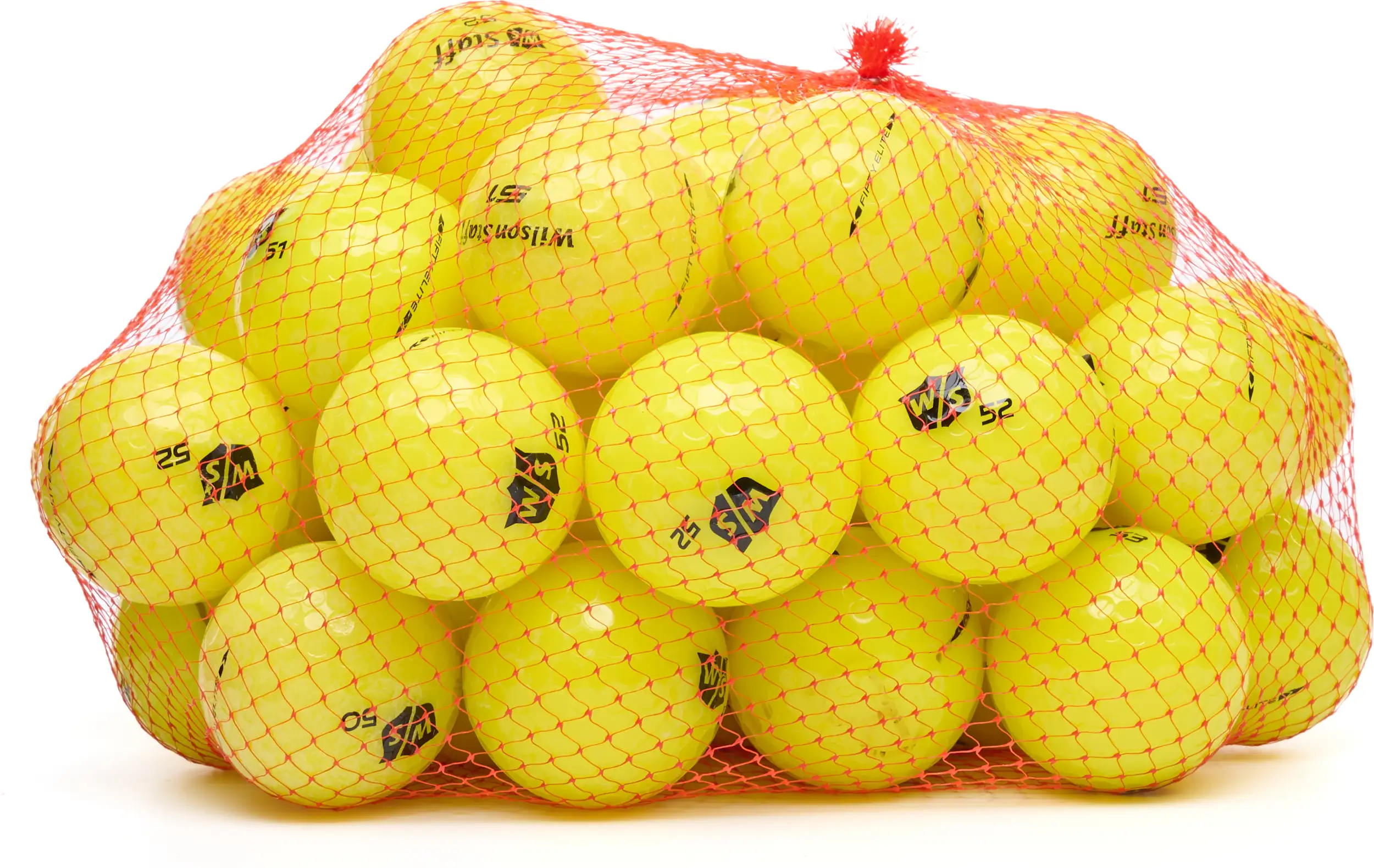 50 Wilson Fifty Elite Lakeballs, yellow