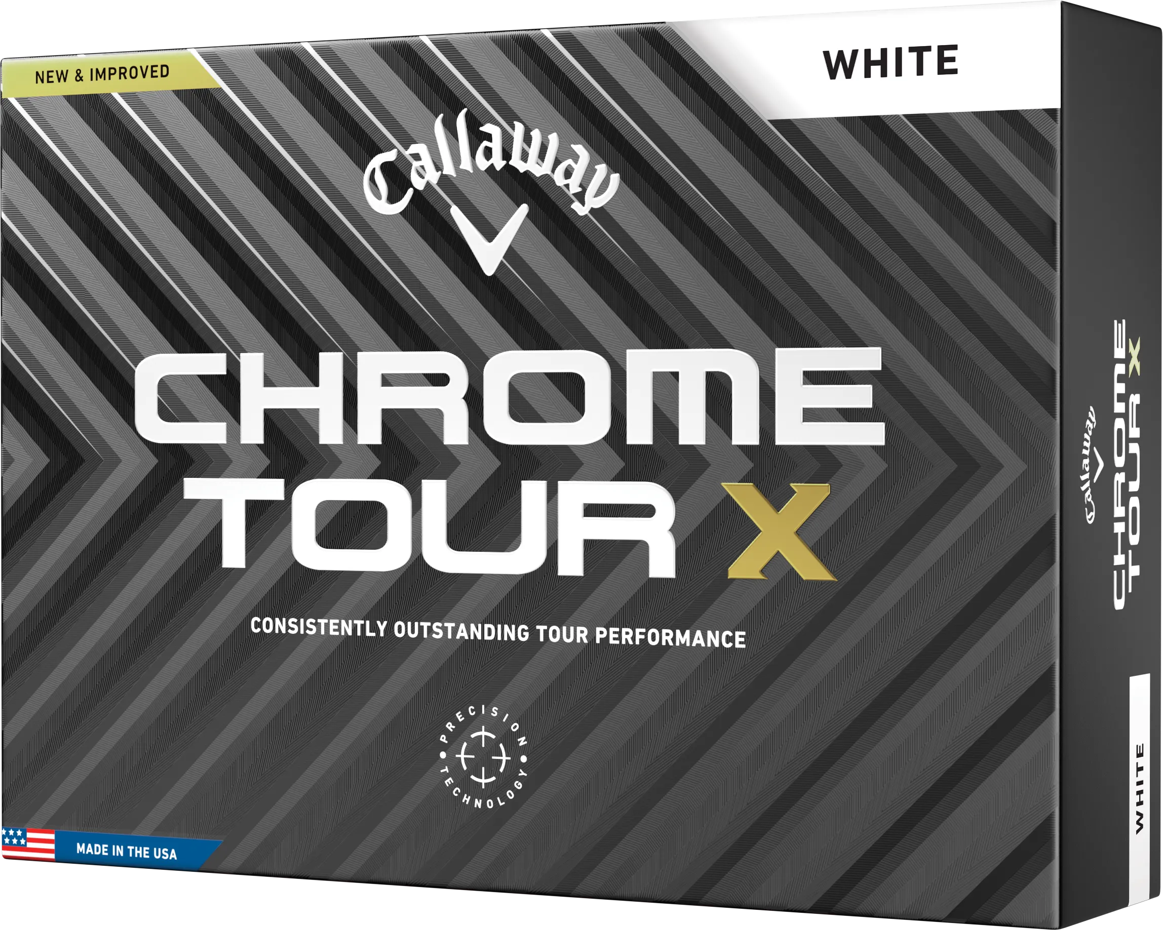 Callaway Chrome Tour X Golfbälle, weiß