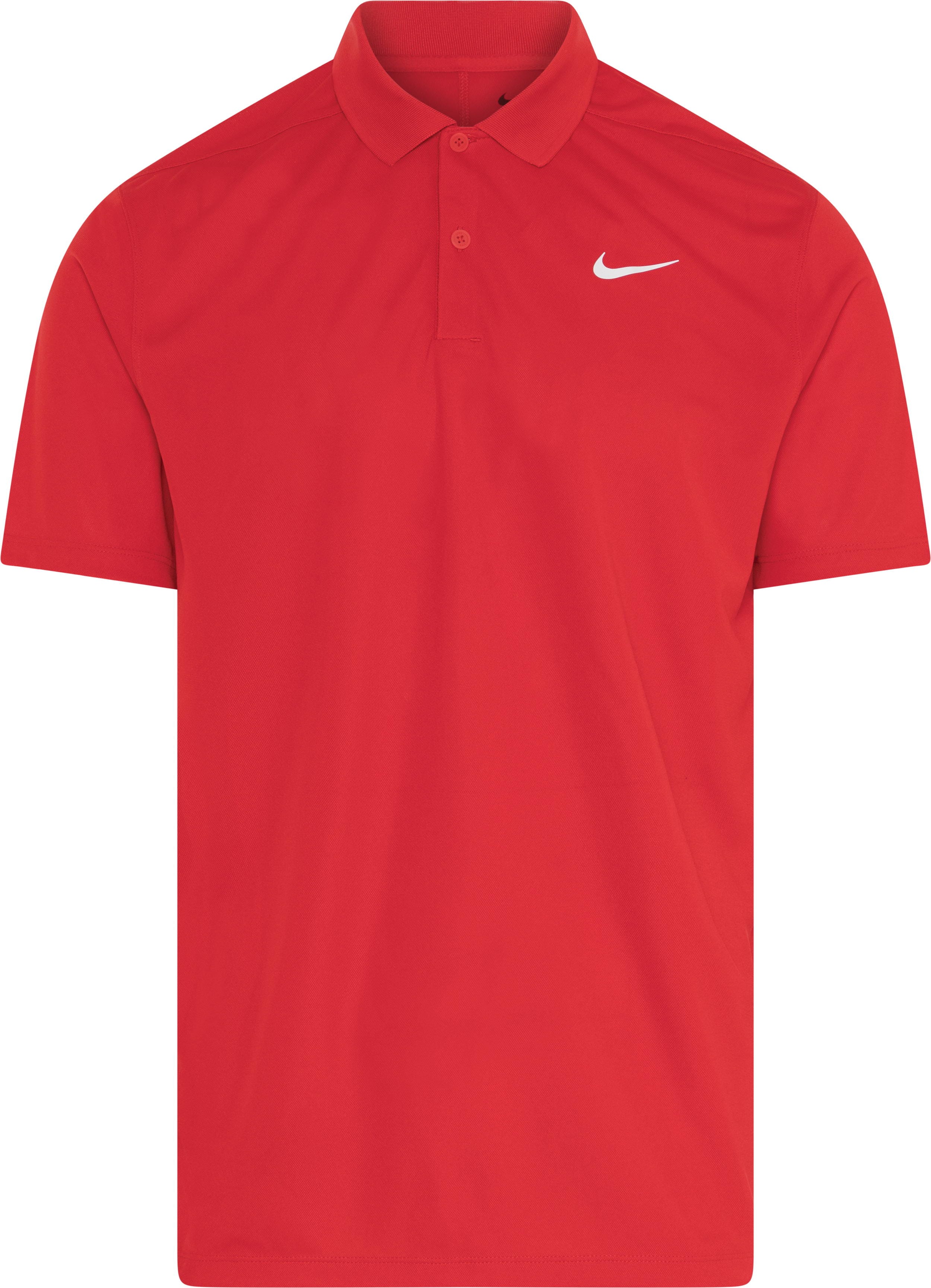 Nike Dri-Fit Victory Solid Polo, red/white