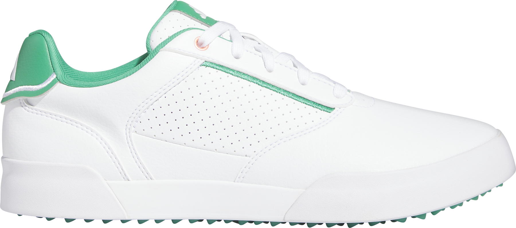 adidas Retrocross Golfschuh, white/green/coral