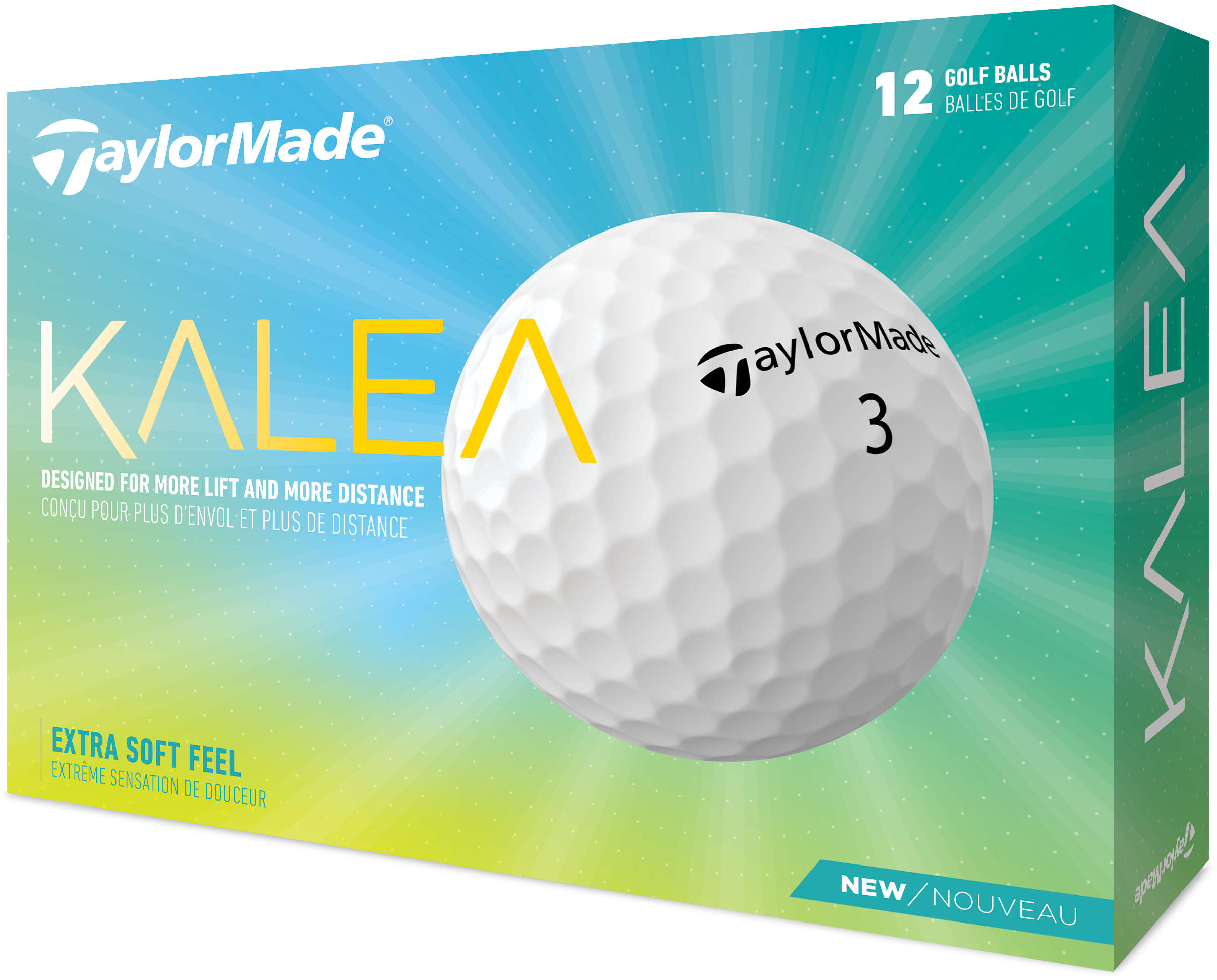 TaylorMade Kalea Golfbälle, white