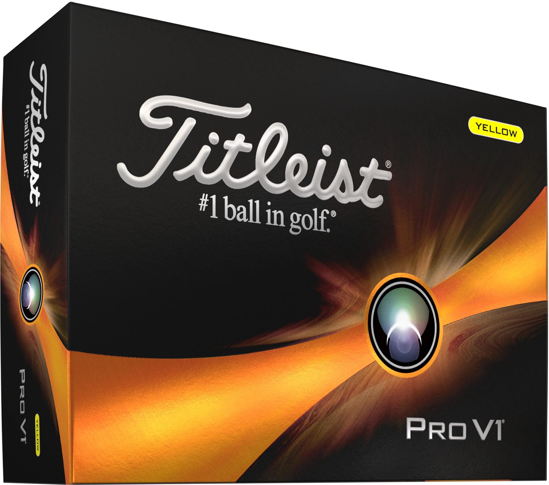 Titleist Pro V1 Golfbälle, yellow