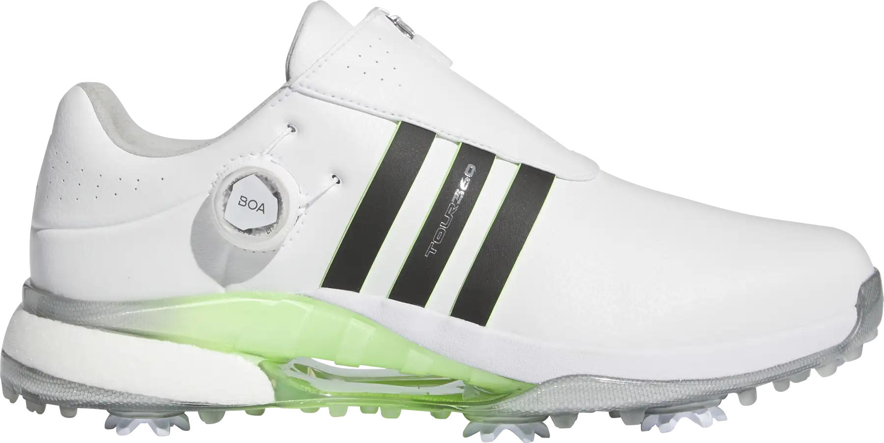 adidas Tour360 2024 BOA Golfschuh, weiß/schwarz