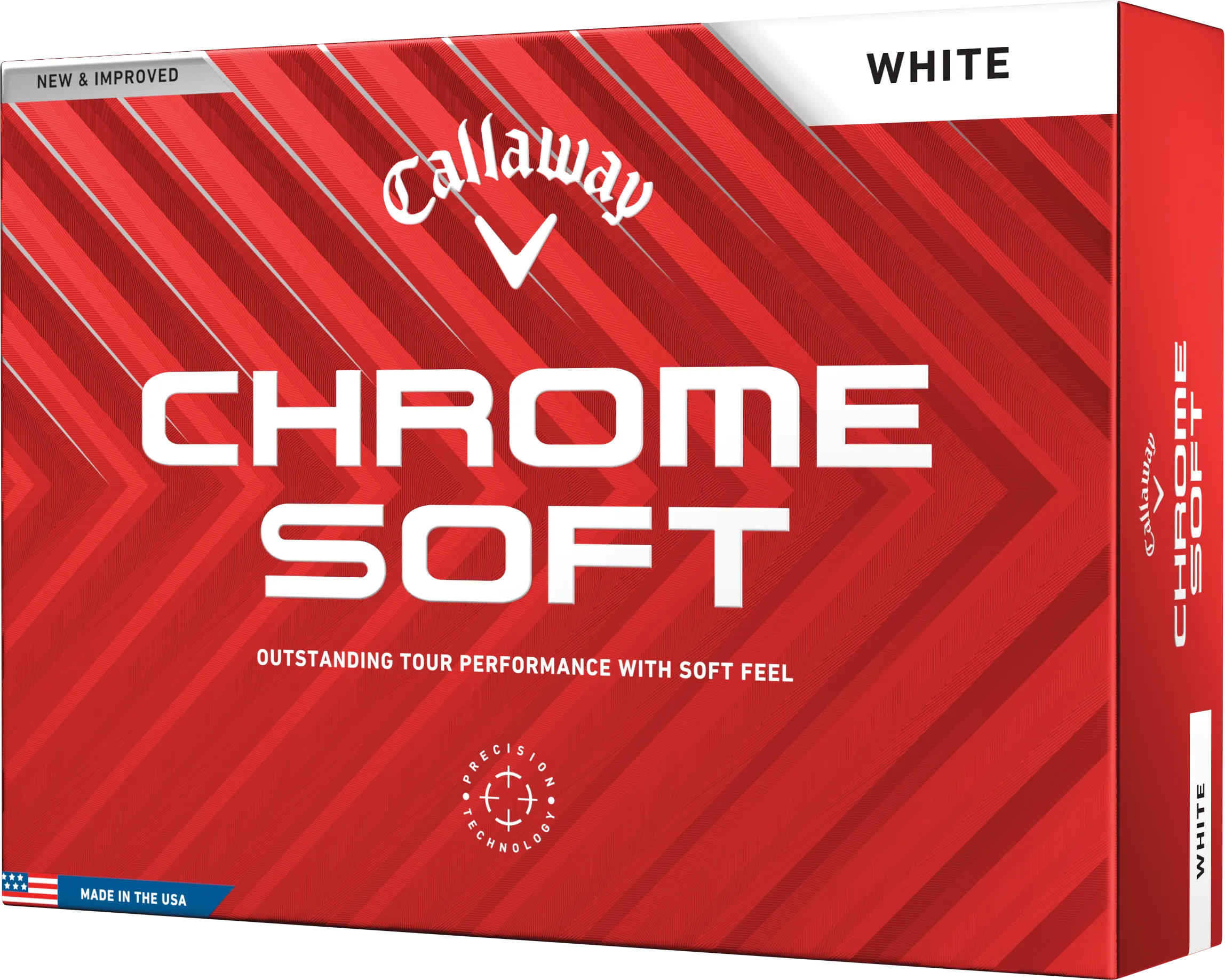 Callaway Chrome Soft Golfbälle, weiß