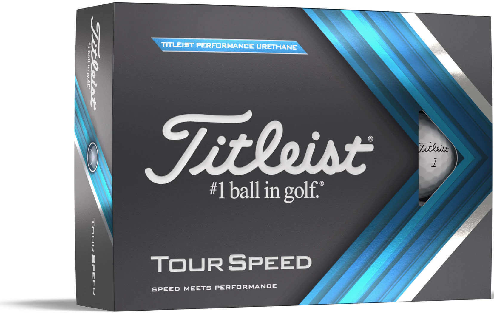 Titleist Tour Speed Golfbälle, white