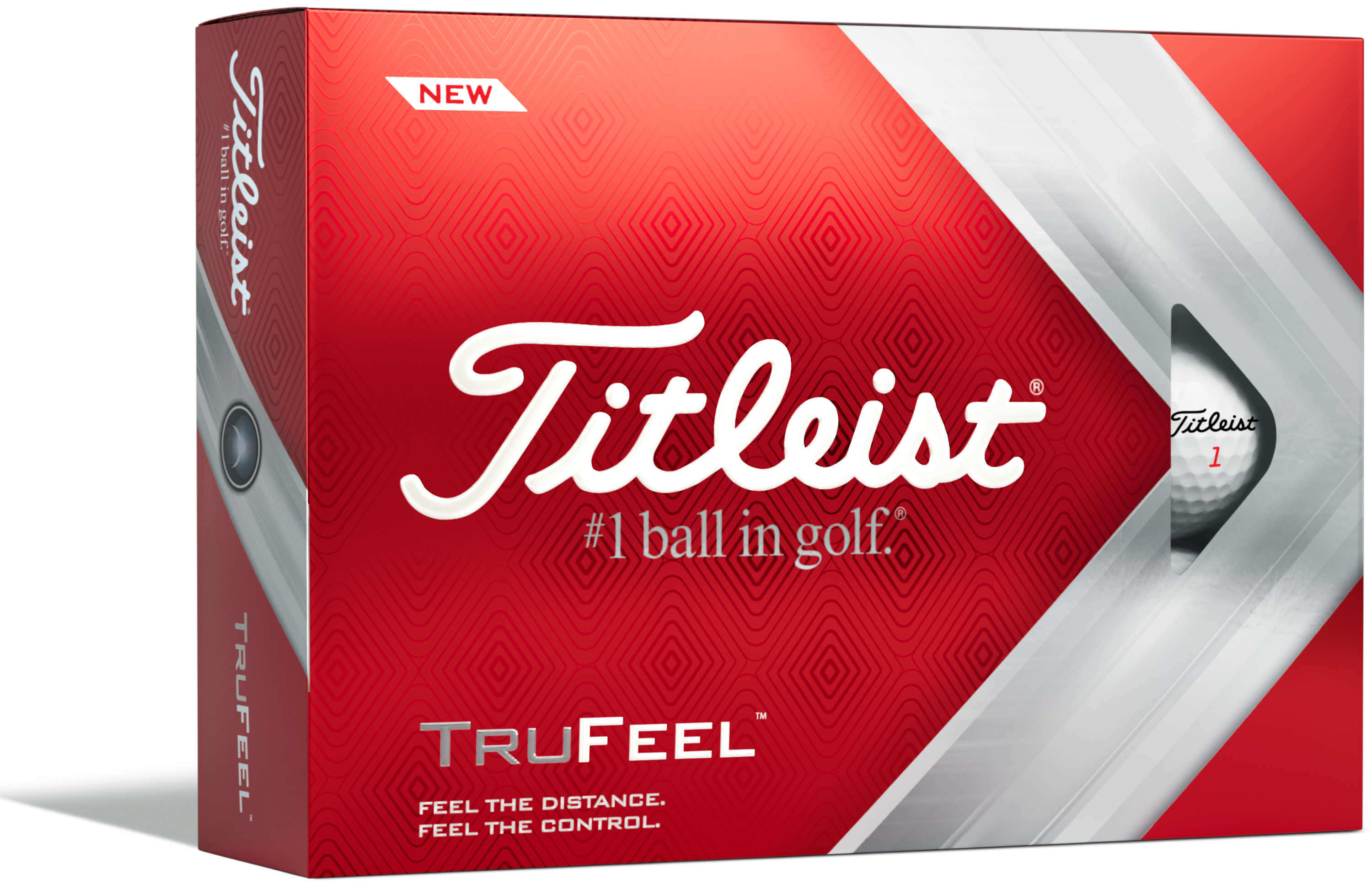 Titleist TruFeel Golfbälle, white