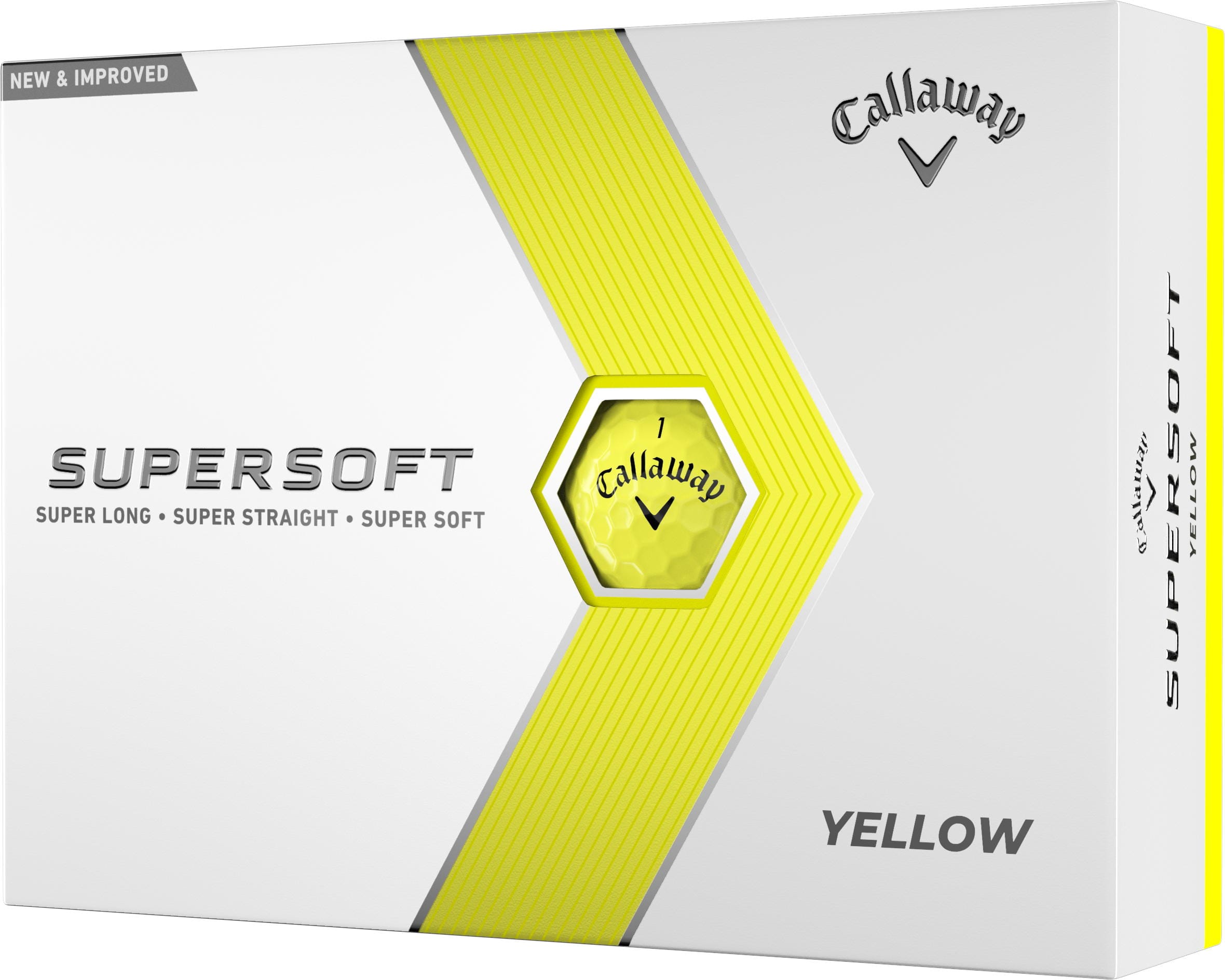 12 (neue) Callaway Supersoft, Yellow